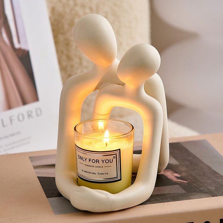 Luxury Romantic couple Candle Hodler