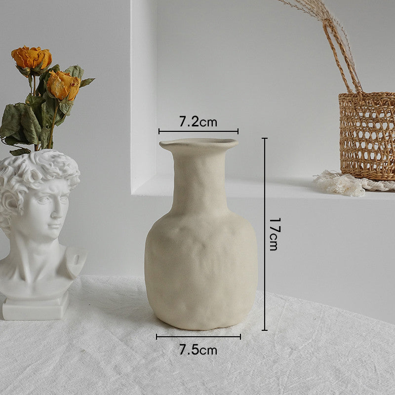 Simplicity Ceramic Vase Dry Flower Arrangement Home Decoration