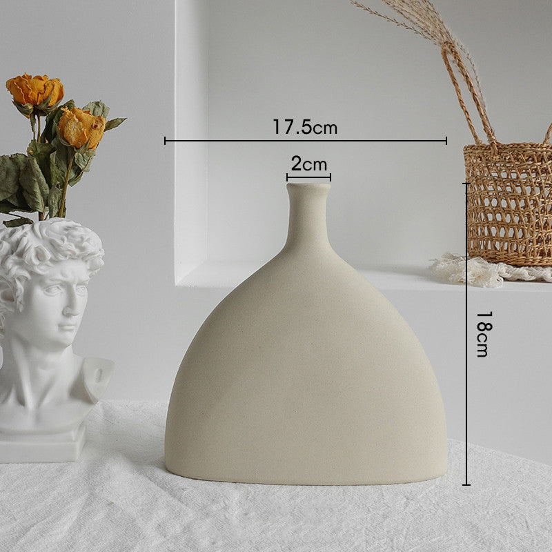 Simplicity Ceramic Vase Dry Flower Arrangement Home Decoration